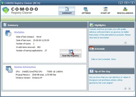 Comodo registery cleaner make ultravnc show all screen
