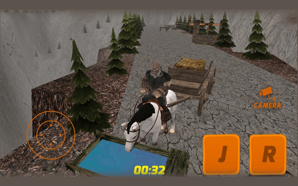 Farmer Riding Horse - Preview 2