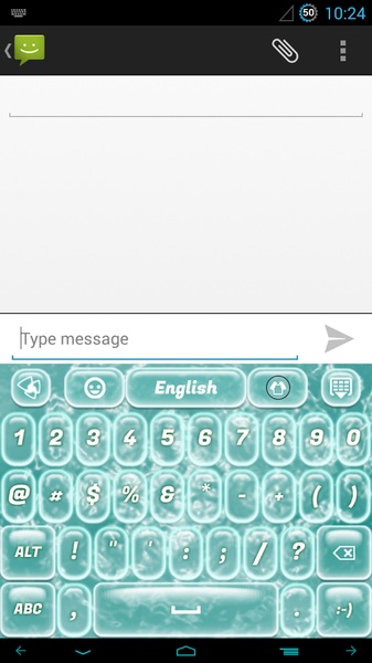 GO Keyboard 3D Water Theme - Preview 5