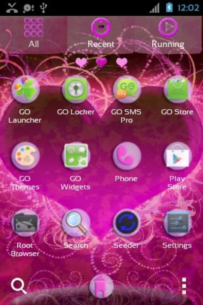 GO Launcher EX Themes Hearts - Preview 3