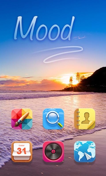Mood GOLauncher EX Theme - Preview 1