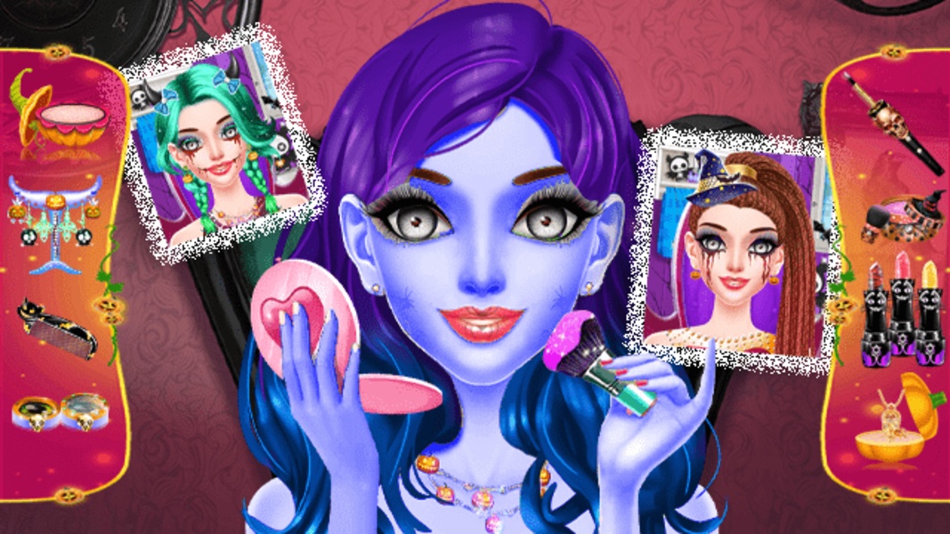 Halloween Makeup Salon Game - Preview 4