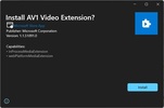 AV1 Video Extension screenshot 1