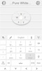 Pure White GO Keyboard Theme screenshot 1