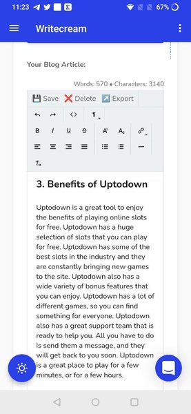 Writecream - Preview 4