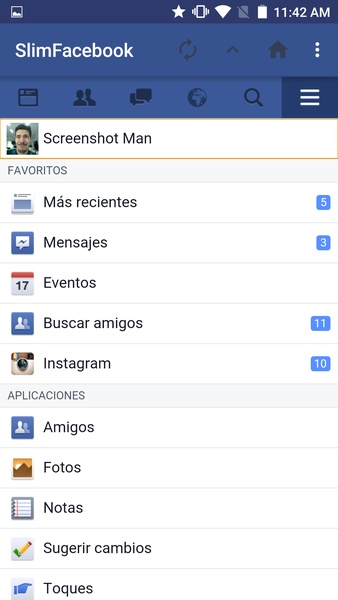 Slim Social for Facebook - Preview 4