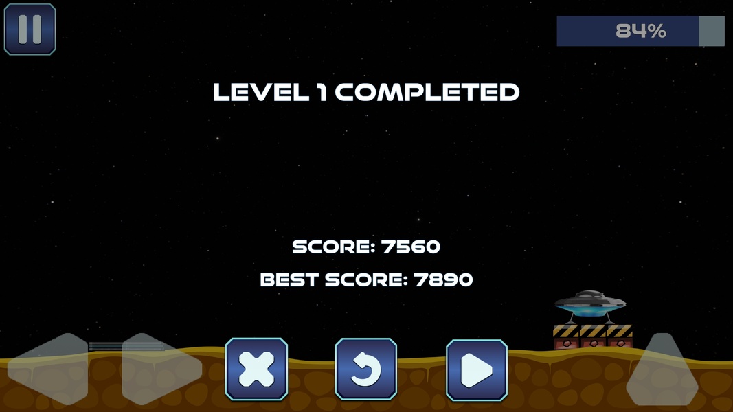 Mission To Mars - control flying saucer and land - Preview 6
