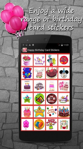 Happy Birthday Card Stickers - Preview 4