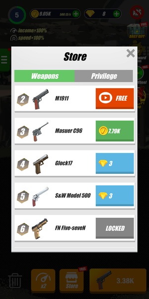 Merge Gun: Shoot Zombie - Preview 3