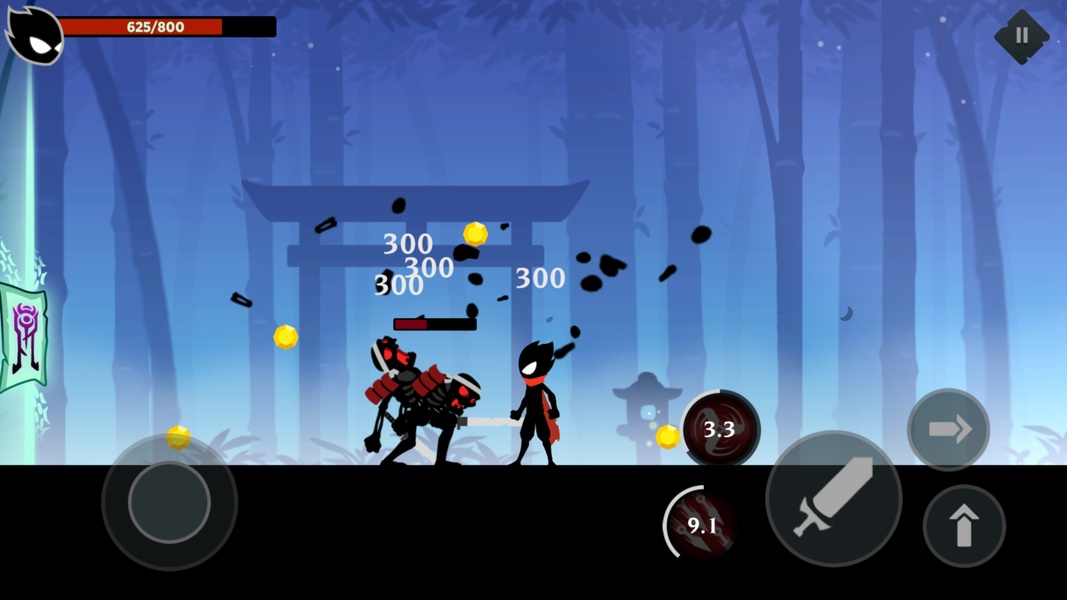 Stickman Ninja 3v3 v 3.0 Apk Mod Menu No Cooldown Skill 