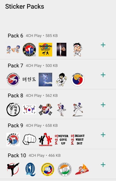 Taekwondo Stickers - Preview 3