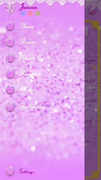 purple glitter - Preview 1