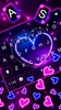 Neon Heart Gravity Keyboard Ba screenshot 4