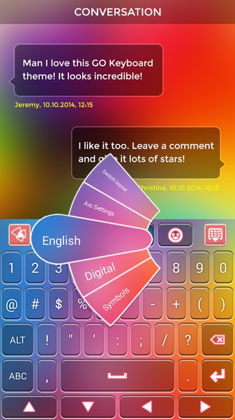 Color Keyboard Theme - Preview 14