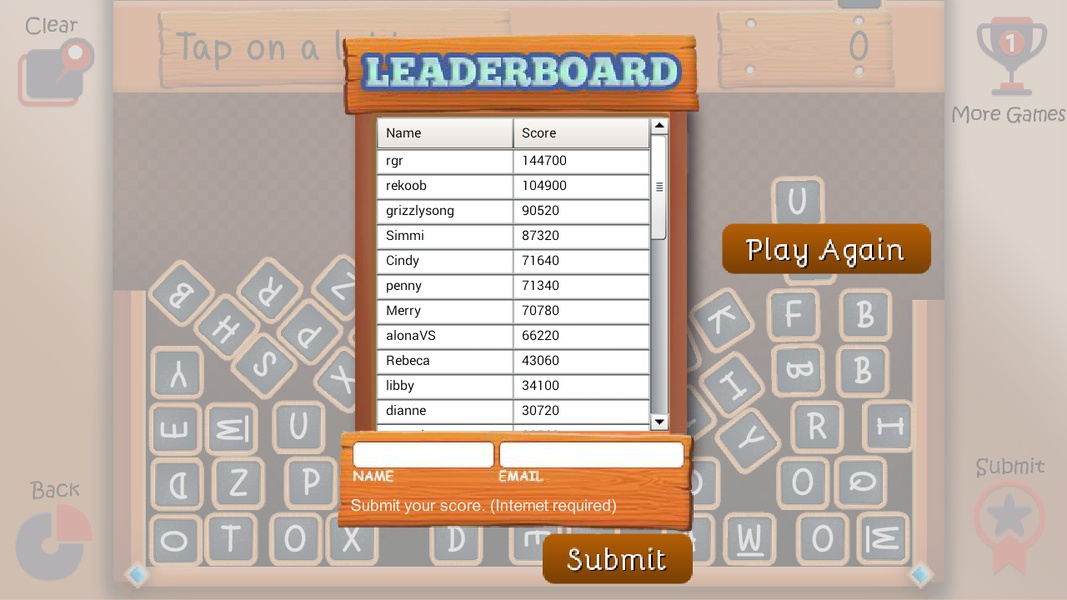 Falling Word Search - Preview 3