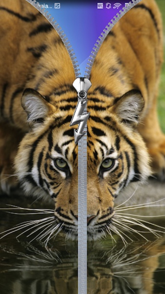 Tiger lock screen - Preview 1