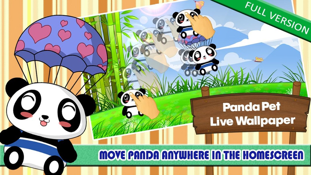 Panda Pet Live Wallpaper Free - Preview 3