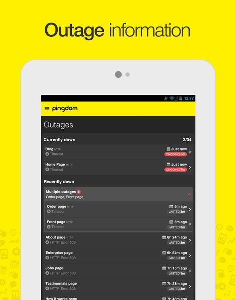 Pingdom - Preview 5
