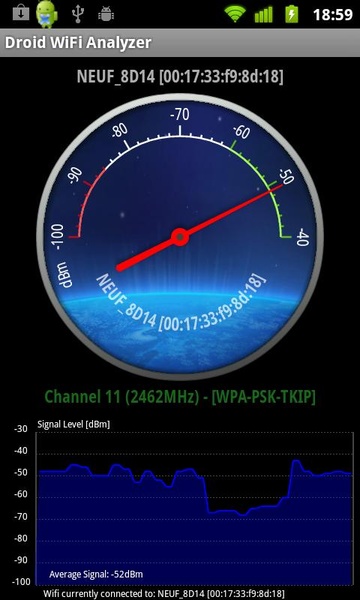 Droid WiFi Analyzer - Preview 5