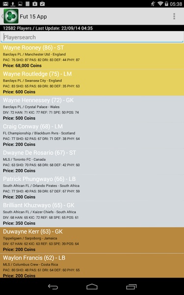 Fut 15 App - Preview 4