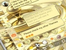 SMS Messages Heart Gold Theme screenshot 2