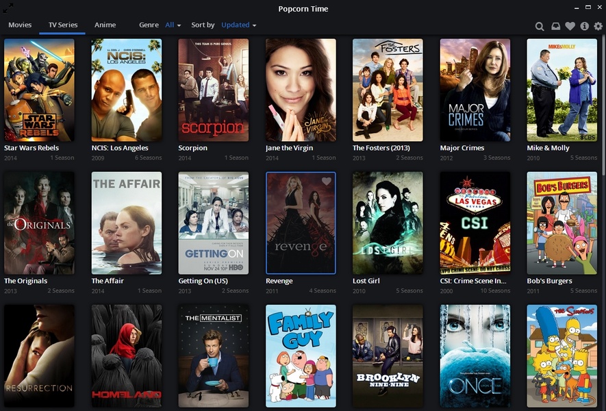 Popcorn Time for Windows Download it from Uptodown for free