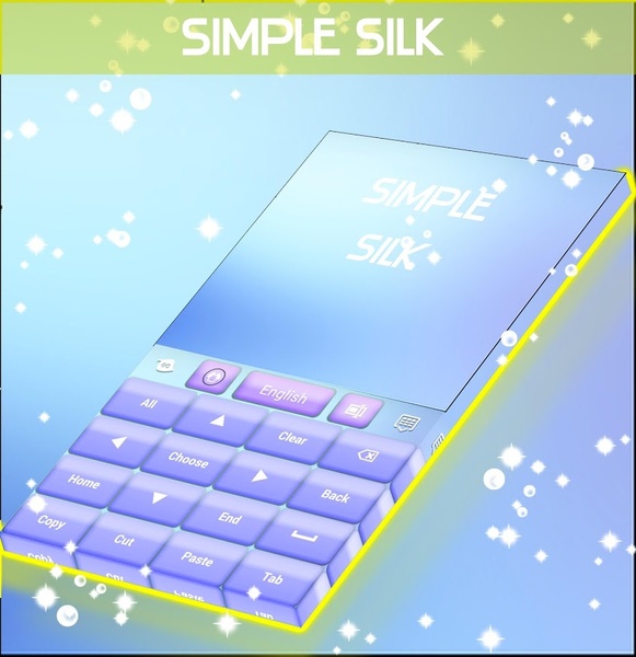 Simple Silk GO Keyboard - Preview 1