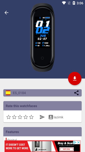 Mi Band 4 Watchfaces - Preview 4