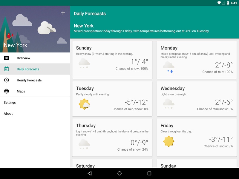 SimpleWeather - Preview 3
