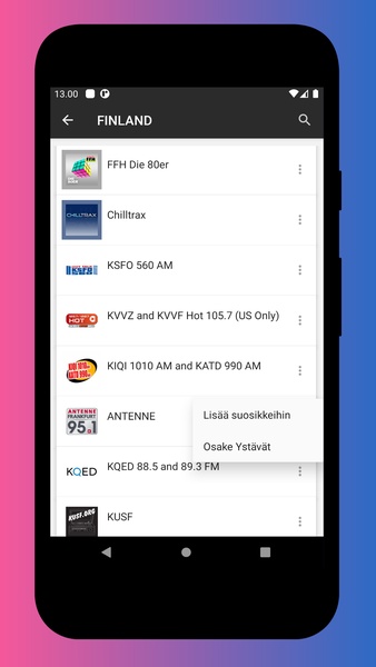 Radio Finland - Finnish Radio Stations - DAB Radio - Preview 5