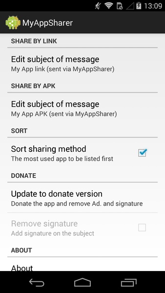 MyAppSharer - Preview 4