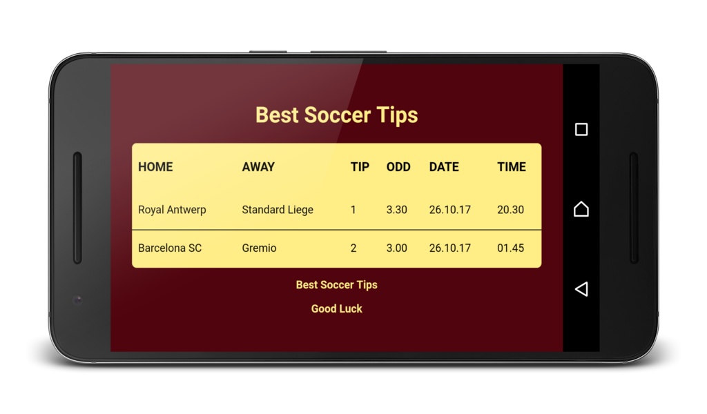 BestSoccerTips - Preview 1