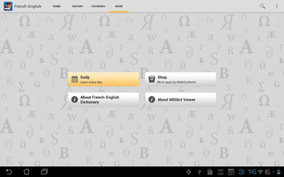 French-English Dictionary - Preview 1