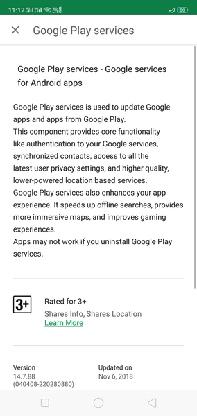 Play Services Update Help Info - Preview 1
