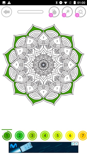 Mandala Color by Number - Preview 2