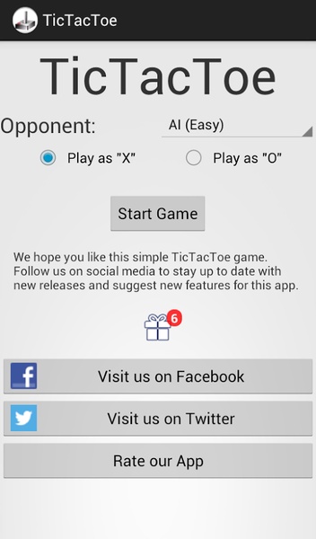 TicTacToe CLASSIC - Preview 1
