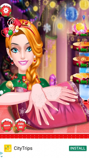 Christmas Girl : Makeup Salon Games For Girls - Preview 2