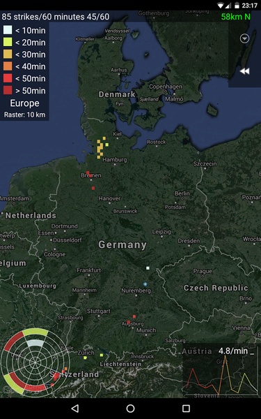 Blitzortung Lightning Monitor - Preview 1