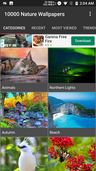 android nature wallpapers