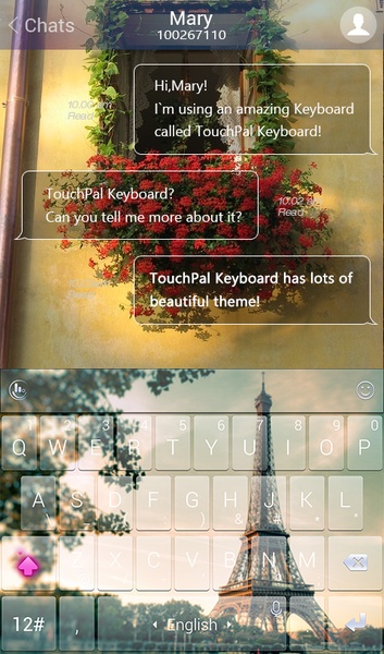 Love Journey TouchPal Theme - Preview 3