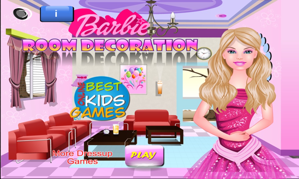 Barbie room games