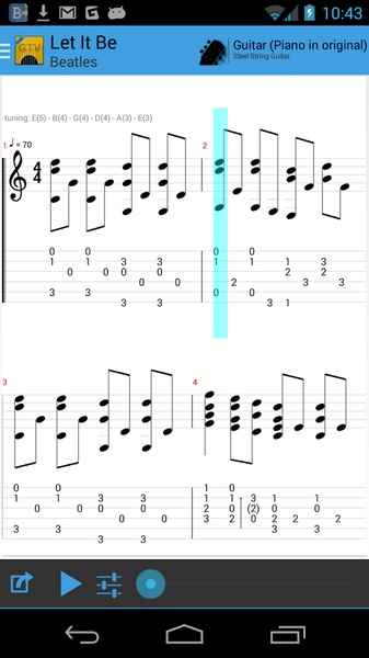 Guitar Tab Viewer - Preview 2