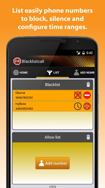 Blacklistcall - Preview 4