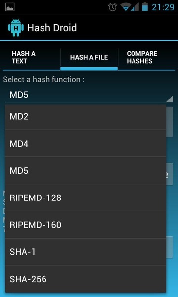 Hash Droid - Preview 3