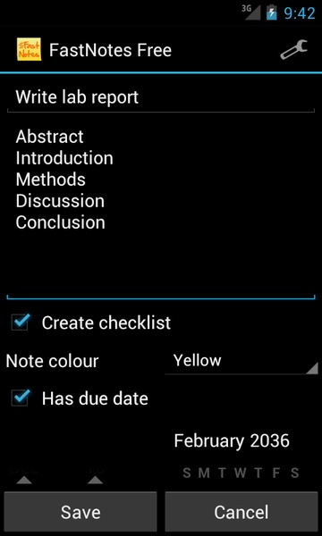 FastNotes Free - Preview 3
