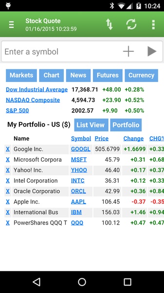 Stock Quote - Preview 8