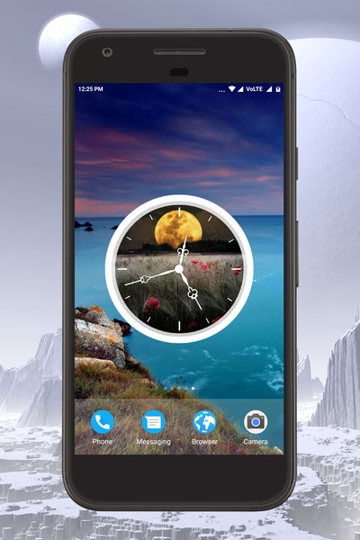 Moon Clock Live Wallpaper - Preview 2