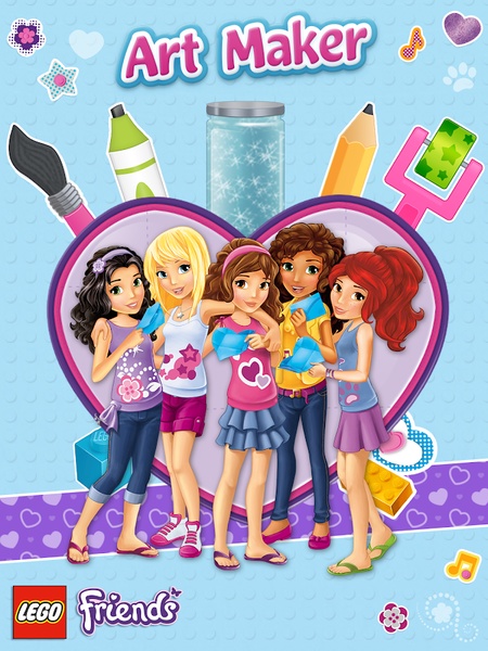 Lego friends hot sale games art maker