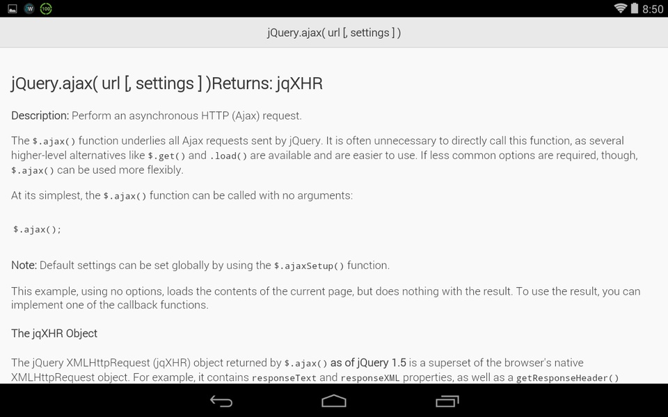 jQuery API v1.11.0 - Preview 1