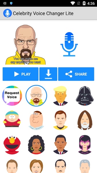 Celebrity Voice Changer Lite - Preview 1